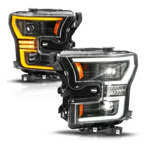 Muskrover – Full LED Projector Plank Style Headlights (Pair)