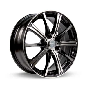 Muskrover RTX Spark 14x5.5 – 4x100 ET38 CB73.1 Black Machined Wheel
