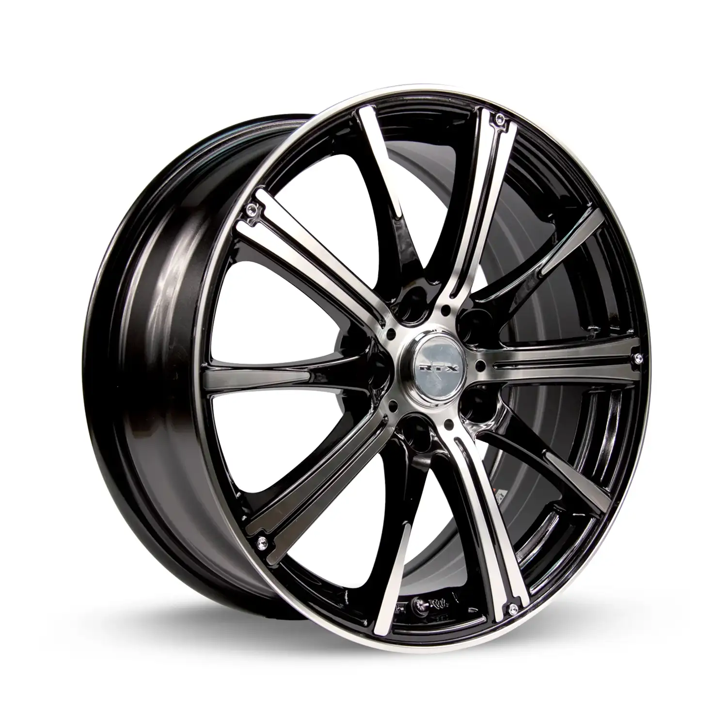 Muskrover RTX Spark 14x5.5 – 4x100 ET38 CB73.1 Black Machined Wheel