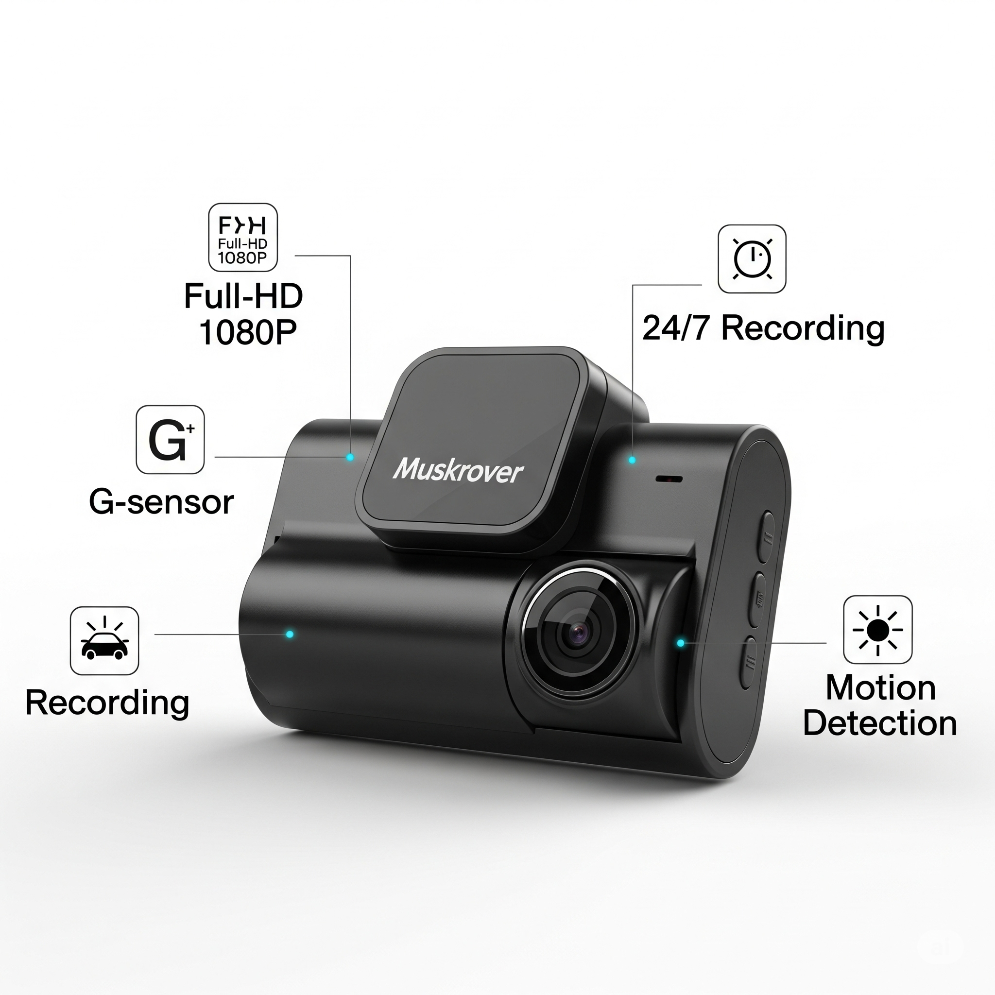 Muskrover RoadVue Dashcam
